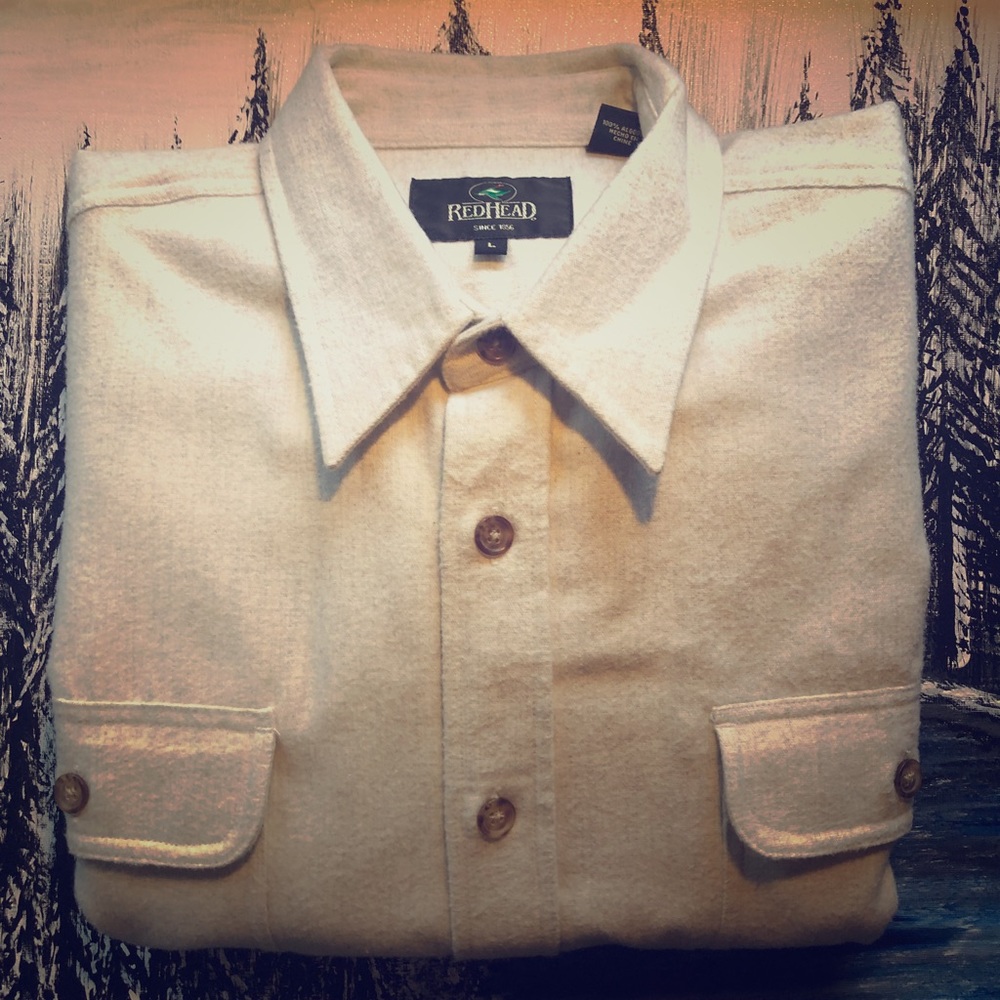 Redhead 100% Cotton Large Button Up